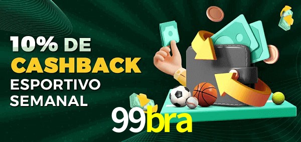 10% de bônus de cashback na 99bra