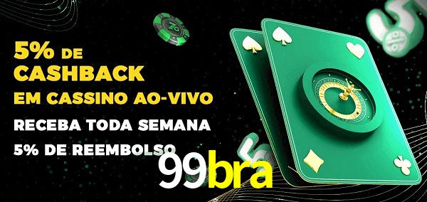 Promoções do cassino ao Vivo 99bra